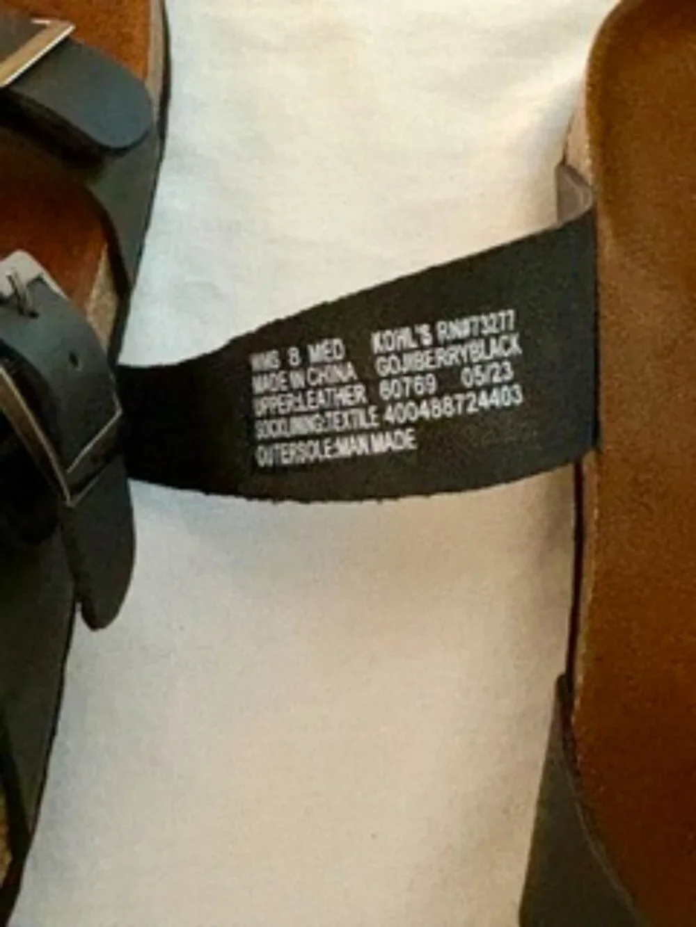 Sonoma Goods for Life Women's Leather Sandals - Picture 3 of 5